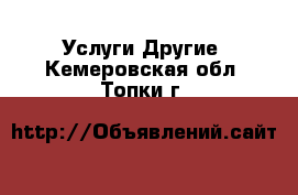 Услуги Другие. Кемеровская обл.,Топки г.